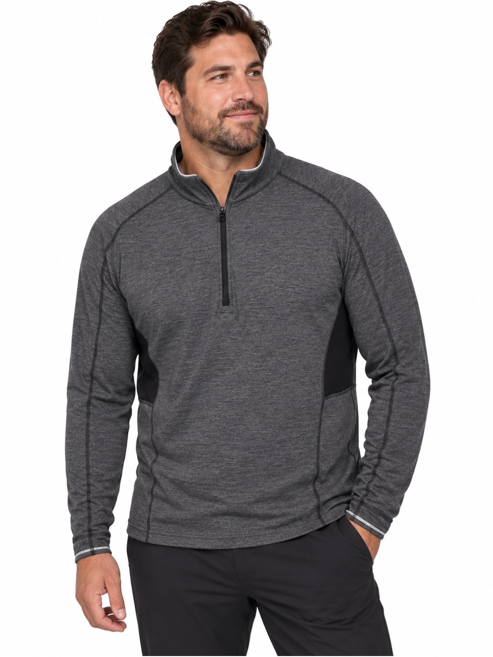 Lululemon Surge Half Zip Heathered Black
men’s XL